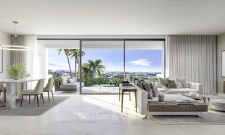 Nieuwe luxueuze appartementen direct aan de golfbaan te koop, met prachtig zee- en golfzicht, Oost-Marbella 16769 