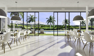 Nieuwe luxueuze appartementen direct aan de golfbaan te koop, met prachtig zee- en golfzicht, Oost-Marbella 16770 