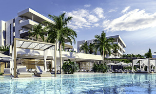 Nieuwe luxueuze appartementen direct aan de golfbaan te koop, met prachtig zee- en golfzicht, Oost-Marbella 16772 