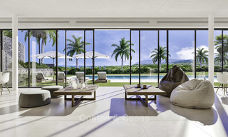 Nieuwe luxueuze appartementen direct aan de golfbaan te koop, met prachtig zee- en golfzicht, Oost-Marbella 16774 