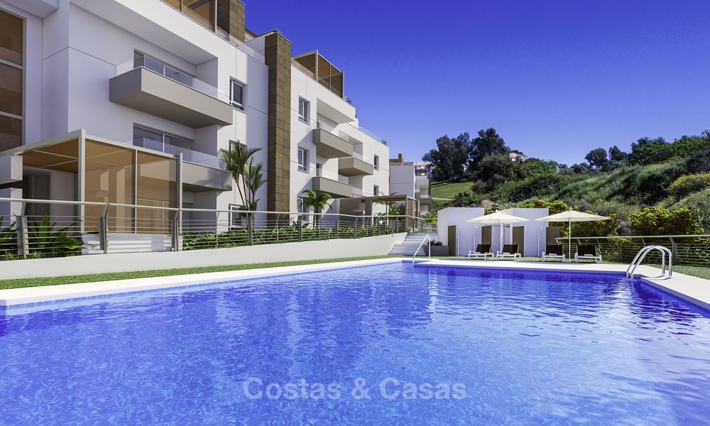 Moderne luxe-appartementen en penthouses te koop in een prachtig golfresort in Mijas, Costa del Sol. Laatste appartement! 16650