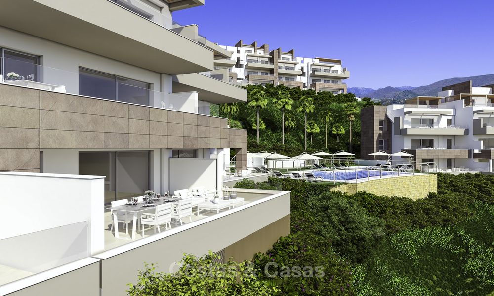 Moderne luxe-appartementen en penthouses te koop in een prachtig golfresort in Mijas, Costa del Sol. Laatste appartement! 16653