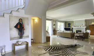 Gezellige modern-Andalusische villa direct aan de prachtige golfbaan te koop, Benahavis - Marbella 16275 