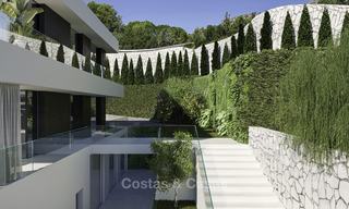 Uitzonderlijke, avant-gardistische luxe villa met adembenemend zeezicht te koop, Benahavis - Marbella 16366 
