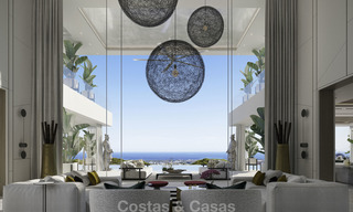 Uitzonderlijke, avant-gardistische luxe villa met adembenemend zeezicht te koop, Benahavis - Marbella 16375 