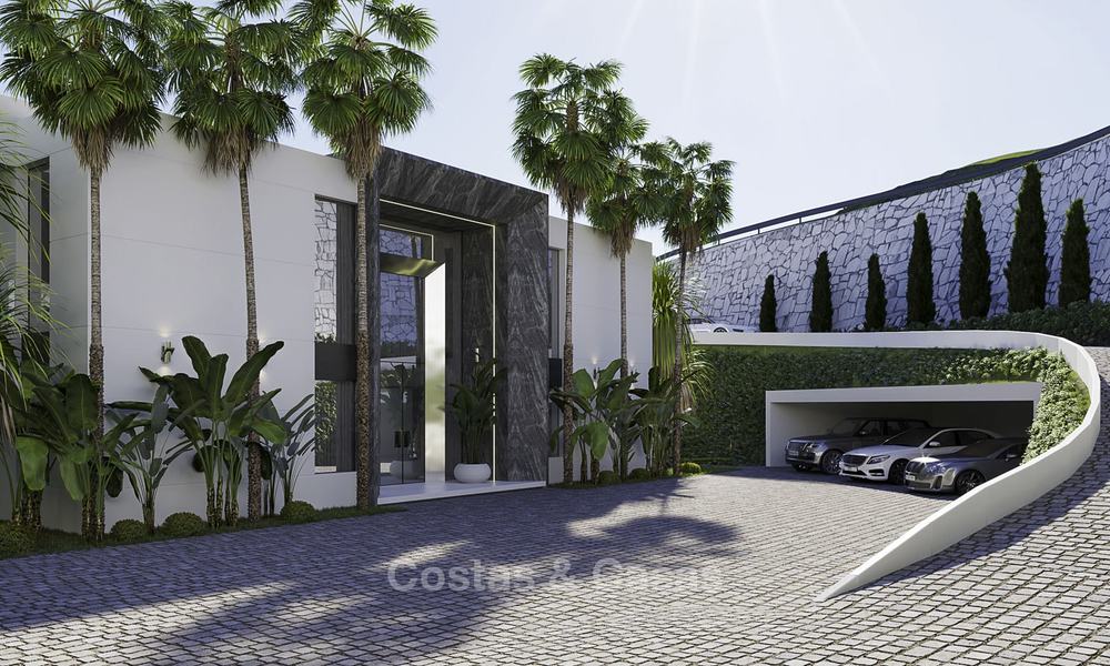 Uitzonderlijke, avant-gardistische luxe villa met adembenemend zeezicht te koop, Benahavis - Marbella 16382