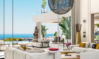 Uitzonderlijke, avant-gardistische luxe villa met adembenemend zeezicht te koop, Benahavis - Marbella 20710 