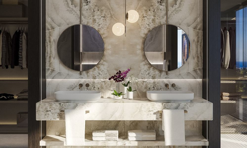 Uitzonderlijke, avant-gardistische luxe villa met adembenemend zeezicht te koop, Benahavis - Marbella 20721