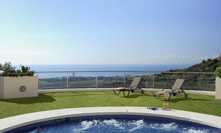Modern instapklaar 3-slaapkamer appartement met spectaculair zee- en bergzicht te koop in Marbella 27425 