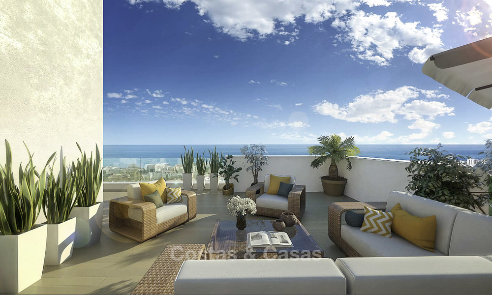 Prachtige nieuwe moderne appartementen te koop, op loopafstand van alle voorzieningen en het centrum van Marbella 17055