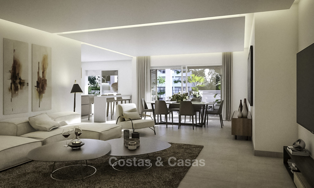 Nieuwe moderne luxe appartementen en penthouses te koop op de Golden Mile in Marbella 17220