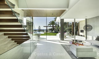  Indrukwekkende ultramoderne villa met prachtig uitzicht op zee te koop in Nueva Andalucia's Golf Valley, Marbella 17542 