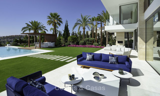  Indrukwekkende ultramoderne villa met prachtig uitzicht op zee te koop in Nueva Andalucia's Golf Valley, Marbella 17553 