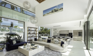  Indrukwekkende ultramoderne villa met prachtig uitzicht op zee te koop in Nueva Andalucia's Golf Valley, Marbella 17561 