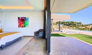 Spectaculaire eigentijdse luxe villa te koop, met prachtig zeezicht en een eerstelijns frontlinie golf positie in Benahavis - Marbella 36694 