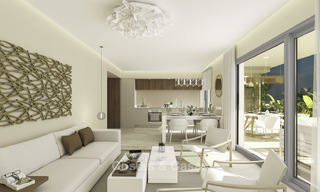 Nieuwe moderne appartementen in een idyllisch golfresort te koop, met fantastisch uitzicht! Mijas, Costa del Sol 18095 