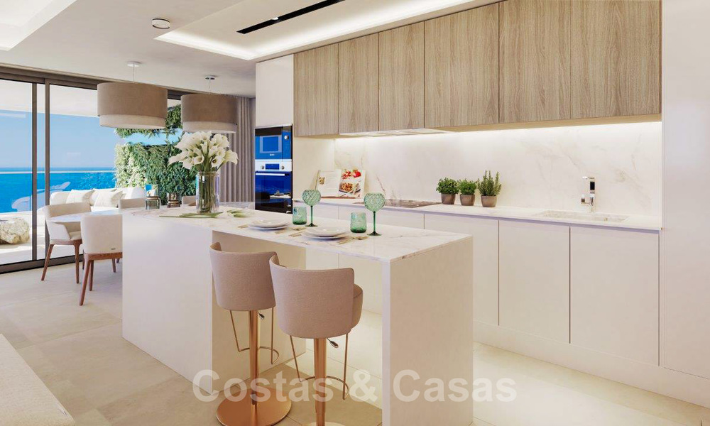 Nieuwe moderne luxe appartementen in een iconisch complex te koop, direct aan de strandboulevard van Malaga stad 20401