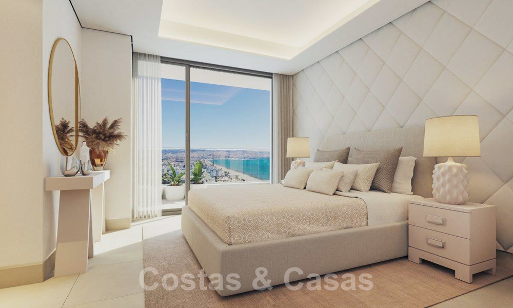 Nieuwe moderne luxe appartementen in een iconisch complex te koop, direct aan de strandboulevard van Malaga stad 20404
