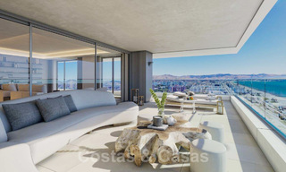 Nieuwe moderne luxe appartementen in een iconisch complex te koop, direct aan de strandboulevard van Malaga stad 20415 