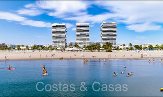 Nieuwe moderne luxe appartementen in een iconisch complex te koop, direct aan de strandboulevard van Malaga stad 64065 