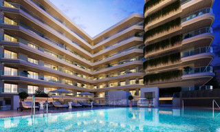 Nieuwe oogstrelende luxe-appartementen in een exclusief complex aan het strand te koop, in het centrum van Fuengirola, Costa del Sol 40234 