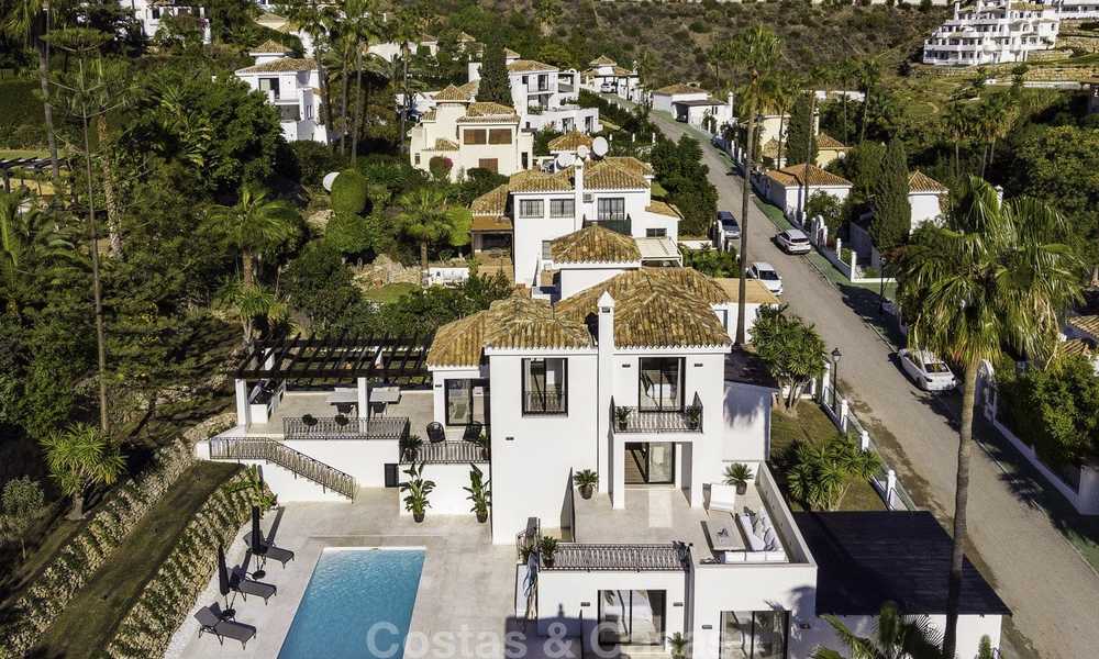 Volledig gerenoveerde modern-mediterrane luxe villa te koop in Nueva Andalucia's Golf Valley, Marbella 19205