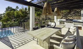 Volledig gerenoveerde modern-mediterrane luxe villa te koop in Nueva Andalucia's Golf Valley, Marbella 19211 