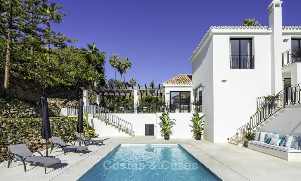 Volledig gerenoveerde modern-mediterrane luxe villa te koop in Nueva Andalucia's Golf Valley, Marbella 19220