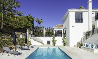 Volledig gerenoveerde modern-mediterrane luxe villa te koop in Nueva Andalucia's Golf Valley, Marbella 19220 
