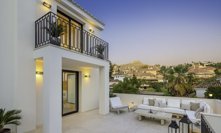 Volledig gerenoveerde modern-mediterrane luxe villa te koop in Nueva Andalucia's Golf Valley, Marbella 19225 