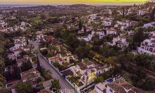 Volledig gerenoveerde modern-mediterrane luxe villa te koop in Nueva Andalucia's Golf Valley, Marbella 19232 