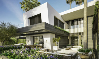 Indrukwekkende off-plan designer-villa met verleende bouwvergunning te koop, Golden Mile, Marbella 19238 
