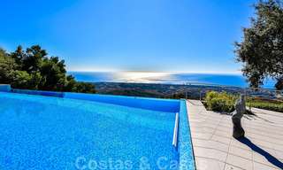 Eminente luxe villa op een supergroot perceel en met een onklopbaar 360º panoramisch uitzicht te koop, Oost-Marbella 19810 
