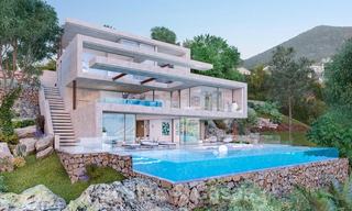 Off-plan moderne luxe villa met indrukwekkende uitzichten op het meer, de zee en de bergen te koop in Marbella 19948 