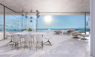 Off-plan moderne luxe villa met indrukwekkende uitzichten op het meer, de zee en de bergen te koop in Marbella 19949 