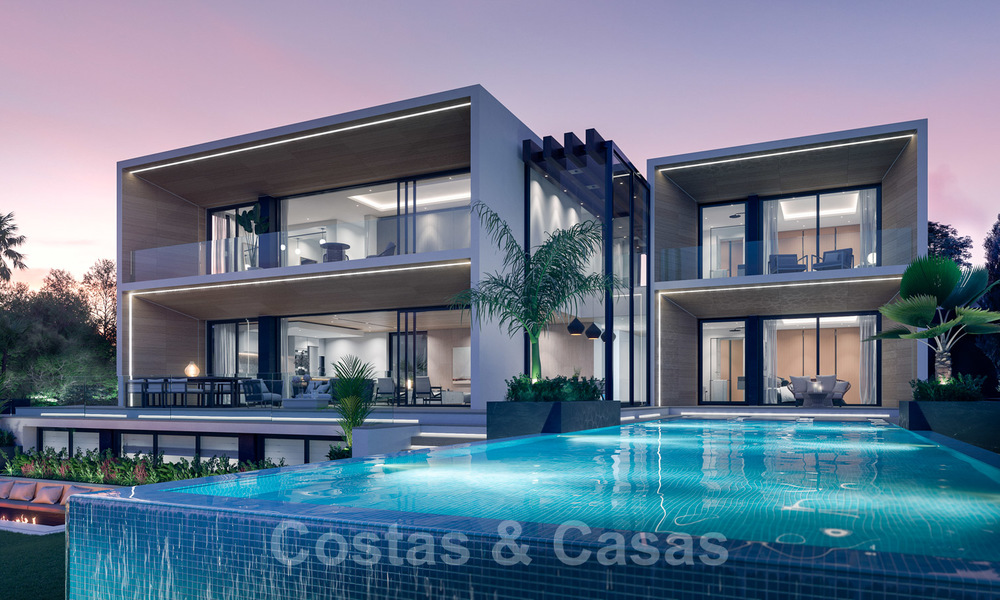 Elegante off-plan luxe villa te koop, met prachtig uitzicht op zee en golf, in Benahavis - Marbella 20393
