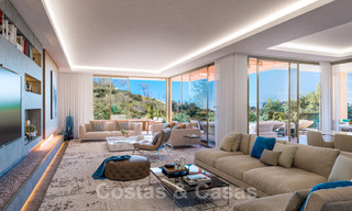 Prachtige kavel voor nieuwbouw villa projecten met goedgekeurde bouwvergunning en panoramisch zeezicht te koop in Elviria, Oost Marbella 36435 