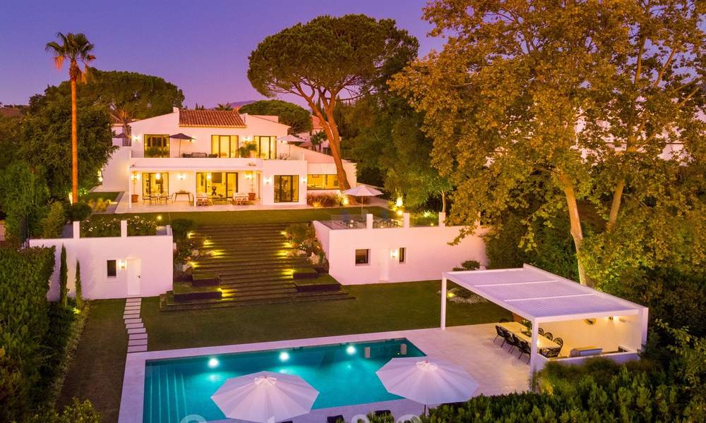 Te koop: moderne mediterrane meesterwerk villa met panoramisch uitzicht op zee, golf en de bergen, Nueva Andalucía, Marbella 20493