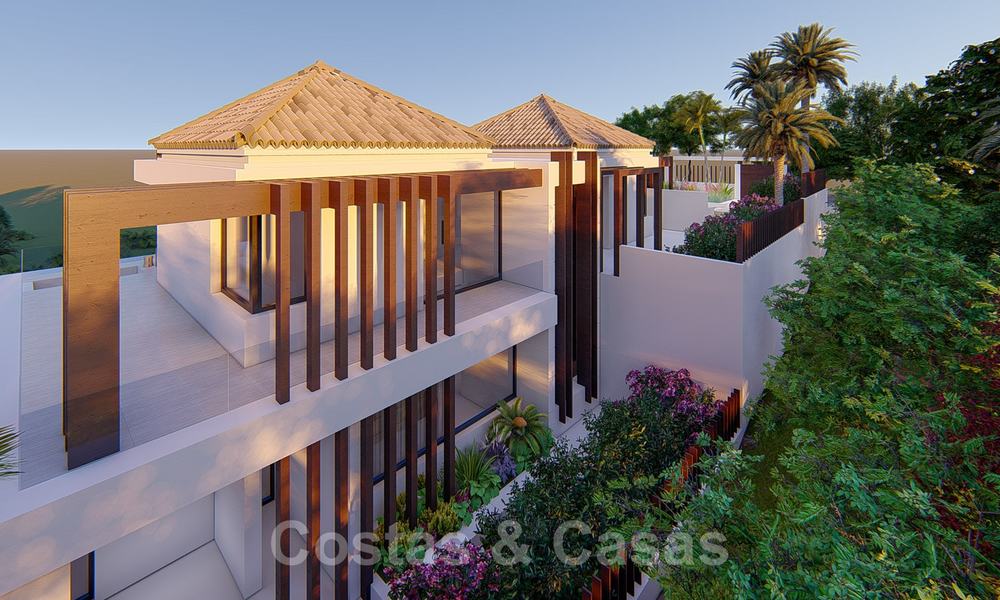 Spectaculaire, zeer luxueuze eigentijdse villa met zee- en golfzicht te koop, Benahavis - Marbella 20748