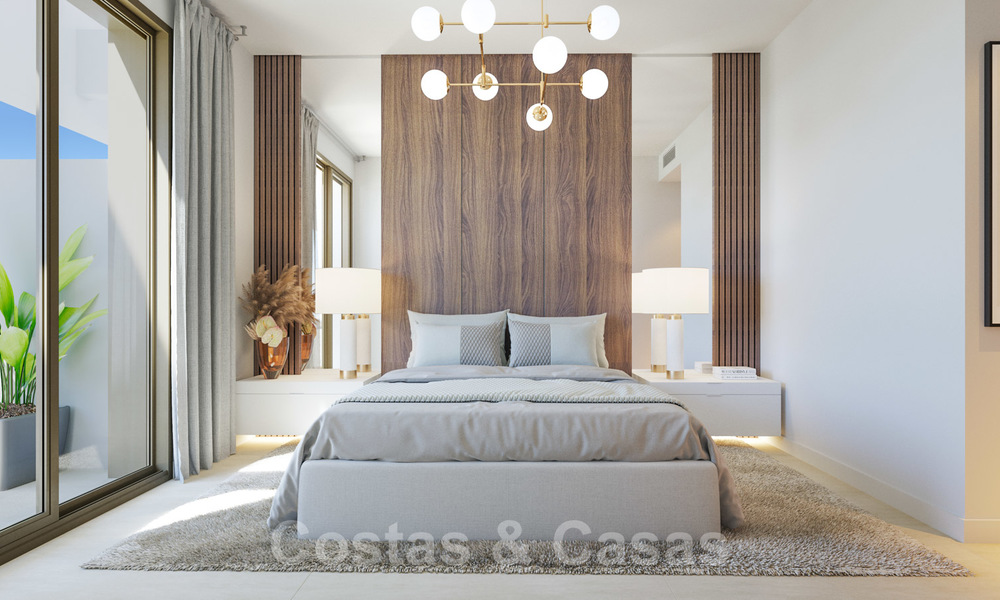 Nieuwe moderne luxe appartementen met zeezicht te koop op de New Golden Mile, tussen Marbella en Estepona 21536