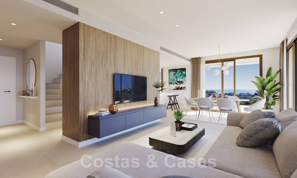 Nieuwe moderne luxe appartementen met zeezicht te koop op de New Golden Mile, tussen Marbella en Estepona 21541