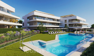 Nieuwe moderne luxe appartementen met zeezicht te koop op de New Golden Mile, tussen Marbella en Estepona 21547 