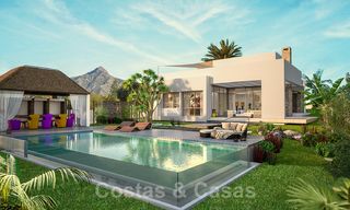Fantastische gloednieuwe luxe villa's in het hart van de Golf Vallei van Nueva Andalucia, Marbella 22143 