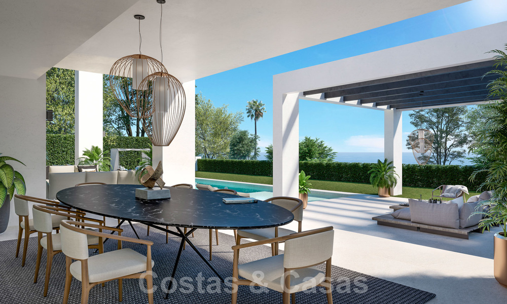 Drie exclusieve moderne luxe villa's te koop, op een steenworp van het strand en voorzieningen, San Pedro - Puerto Banus, Marbella 22276
