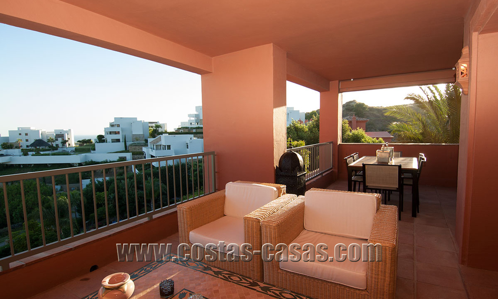 Luxe Appartementen te koop in Royal Flamingos met schitterend uitzicht over de golf en de zee in Marbella - Benahavis 23587