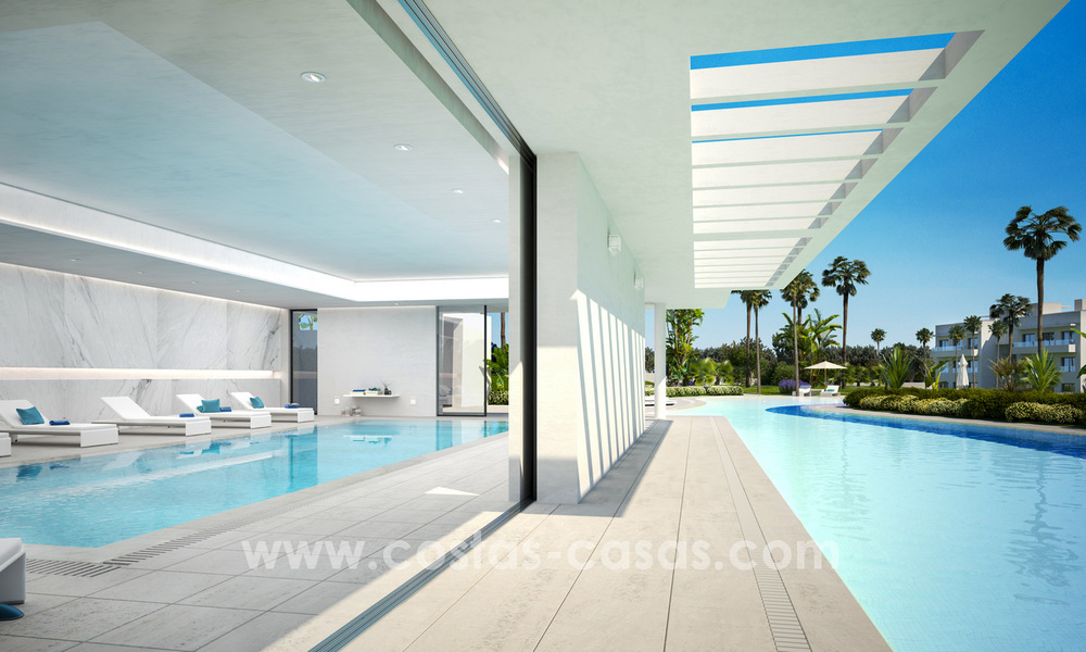 Cataleya in Estepona: Instapklare moderne design appartementen te koop, aan de golfbaan van Atalaya tussen Marbella en Estepona 24043
