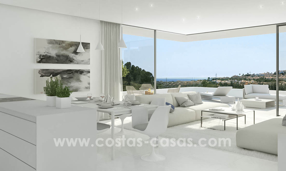 Cataleya in Estepona: Instapklare moderne design appartementen te koop, aan de golfbaan van Atalaya tussen Marbella en Estepona 24054