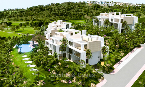 Te koop in Atalaya Hills: Appartementen in moderne stijl met uitzicht op de golf en zee in Benahavis - Marbella 24220