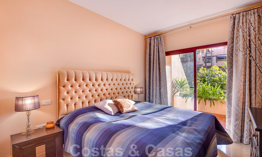Luxe appartement in een eerstelijnstrand complex te koop in San Pedro Playa, op loopafstand van het voorzieningen en het centrum van San Pedro, Marbella 24343