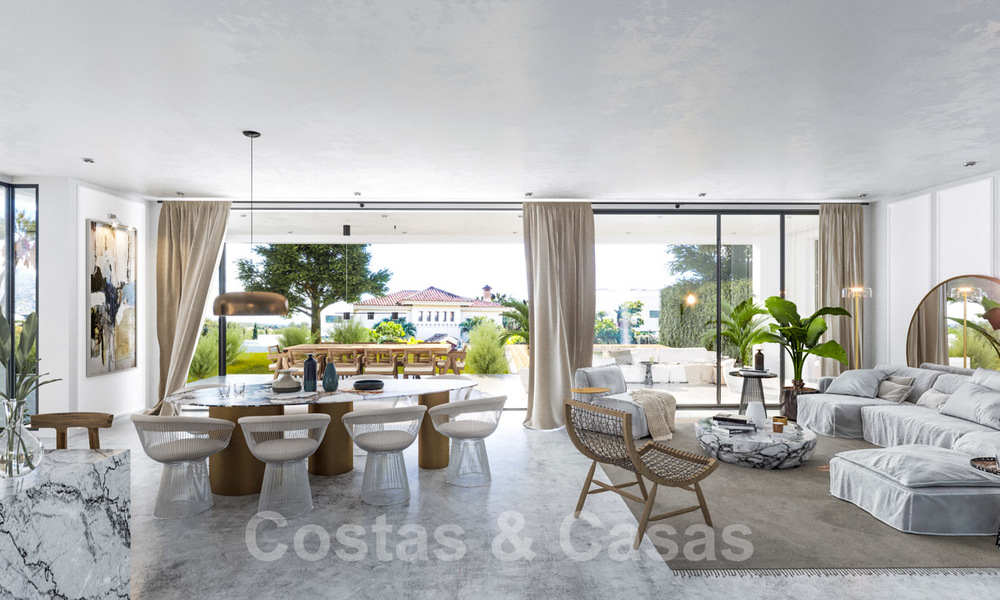 Moderne ecologische villa te koop met golfzicht in exclusieve woonwijk nabij Golf Valley in Nueva Andalucia, Marbella 24958